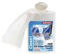 Ednet LCD Screen Cleaner Tissues 100 Sheets (63022)